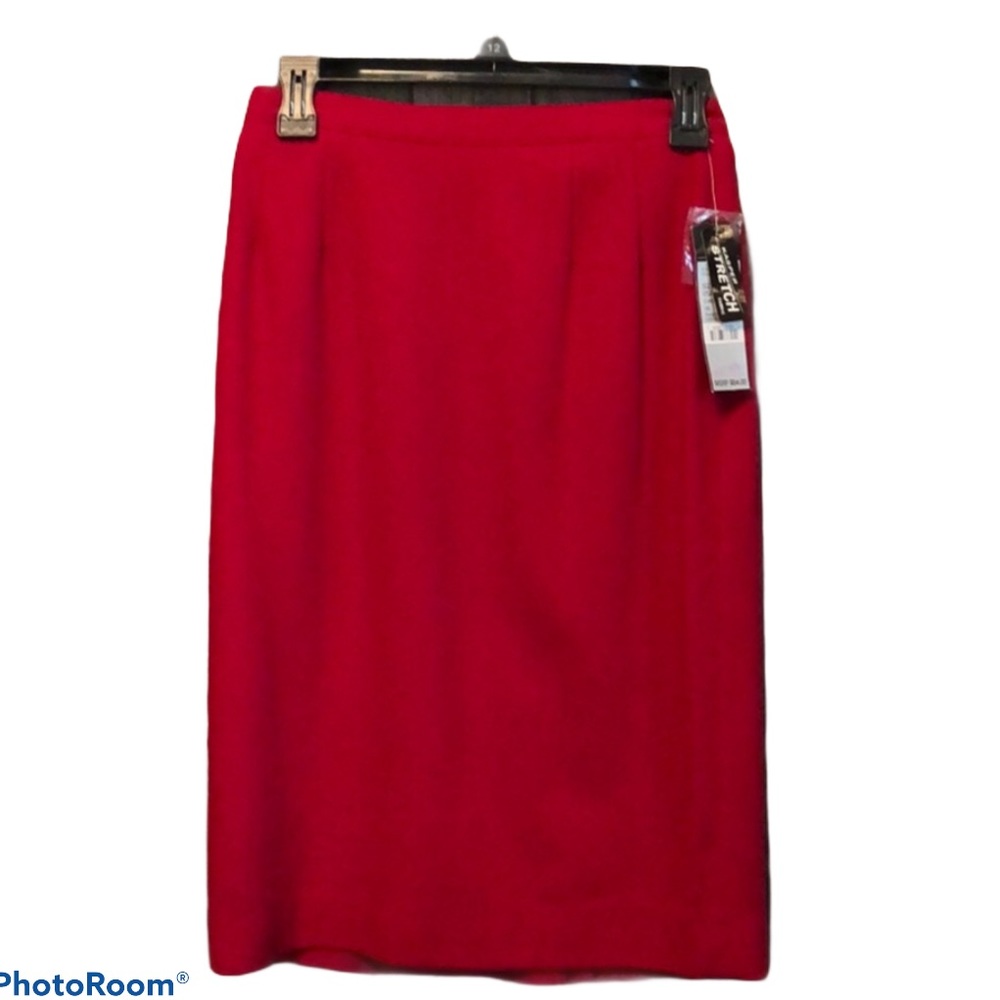 Kasper Red Skirt - size 4